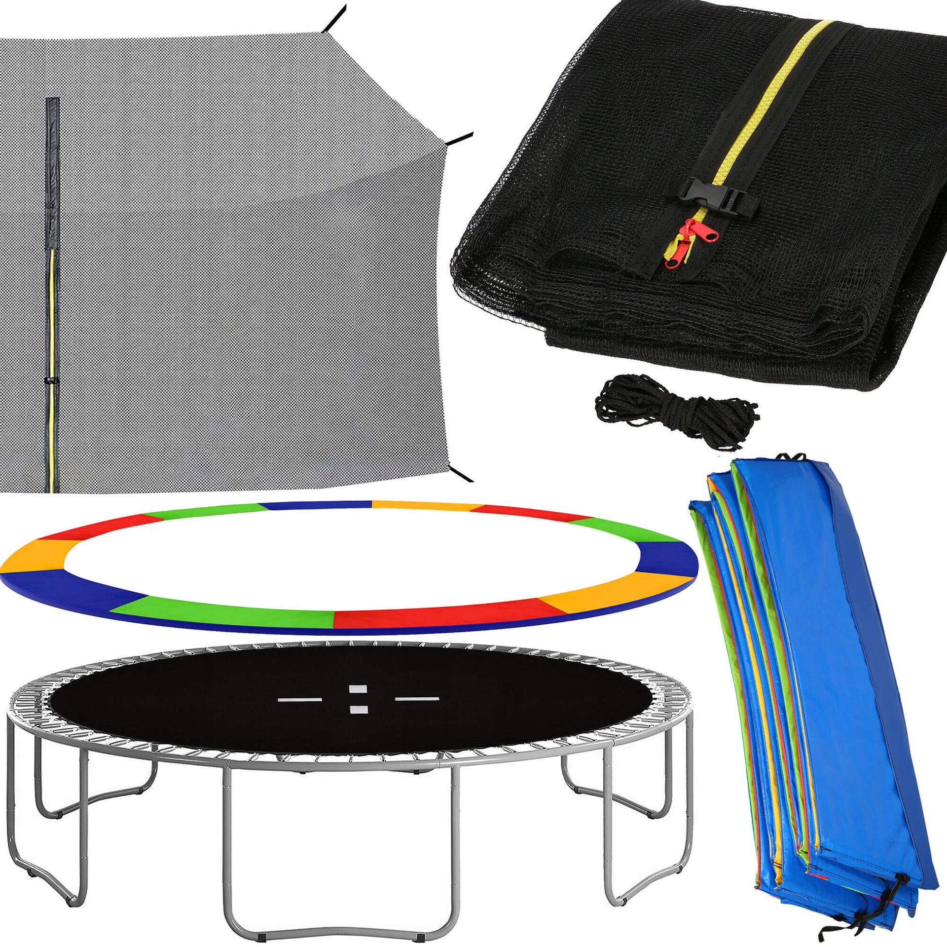 Siatka Zewnętrzna Osłona Sprężyn 427-435 cm 14FT Akcesoria Do Trampoliny