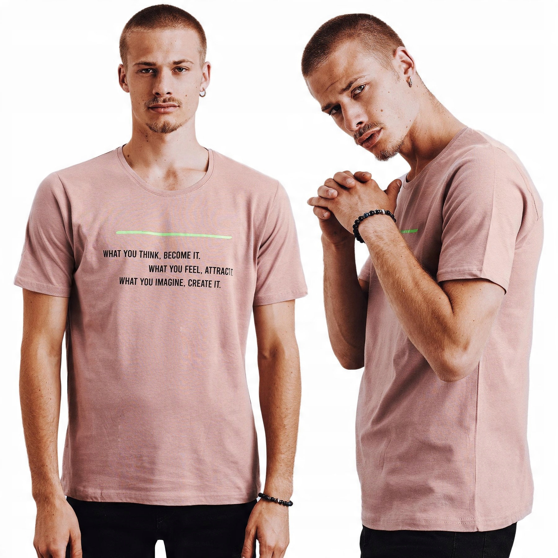 

Męska Koszulka T-shirt Z Nadrukiem rx4629 - M
