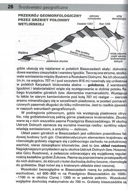 BIESZCZADY PRZEWODNIK REWASZ + MAPA LAMINOWANA 2 w 1 COMPASS 2024 Numer wydania 24