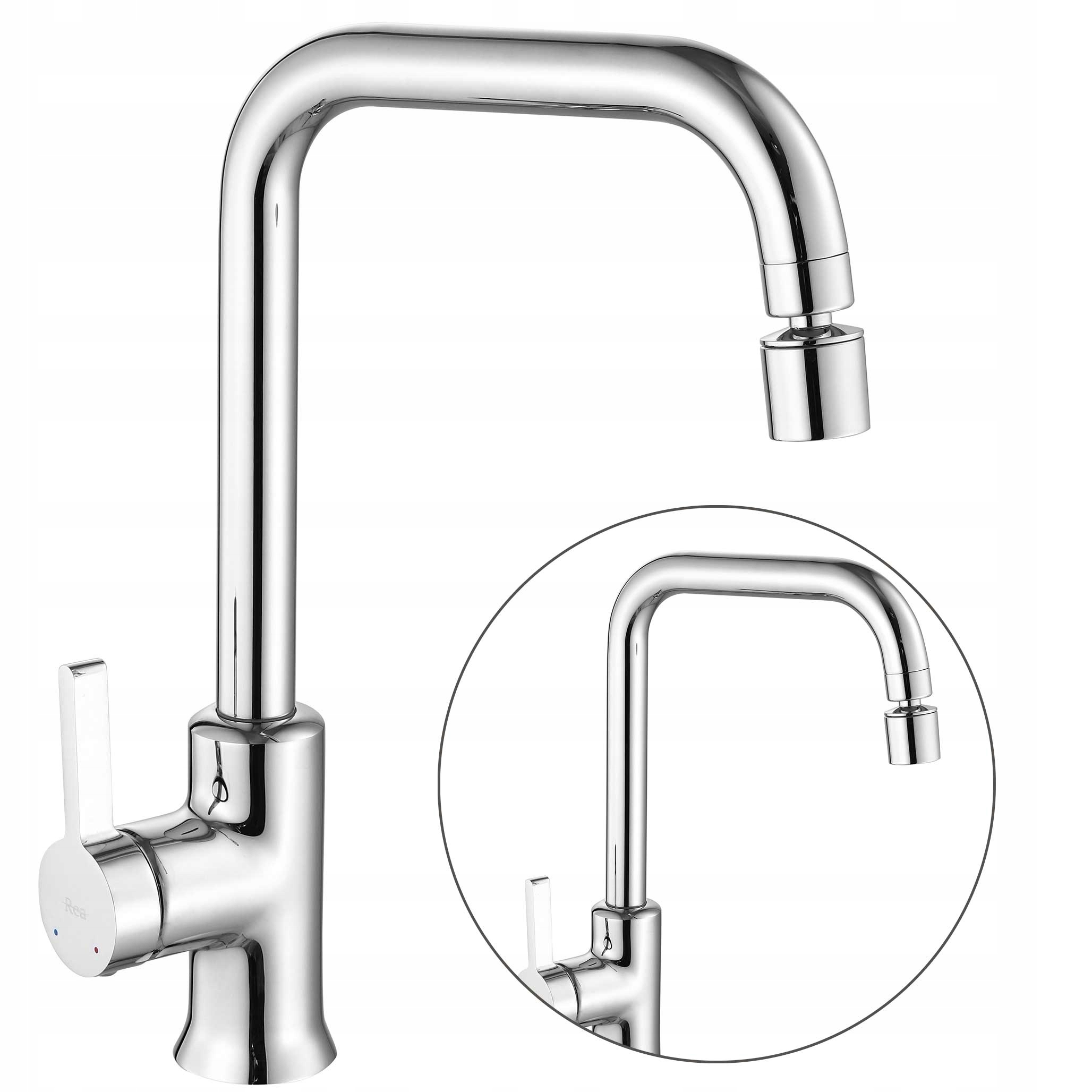 Kuchynská stojanková batéria Polo Chróm Vysoká Rea