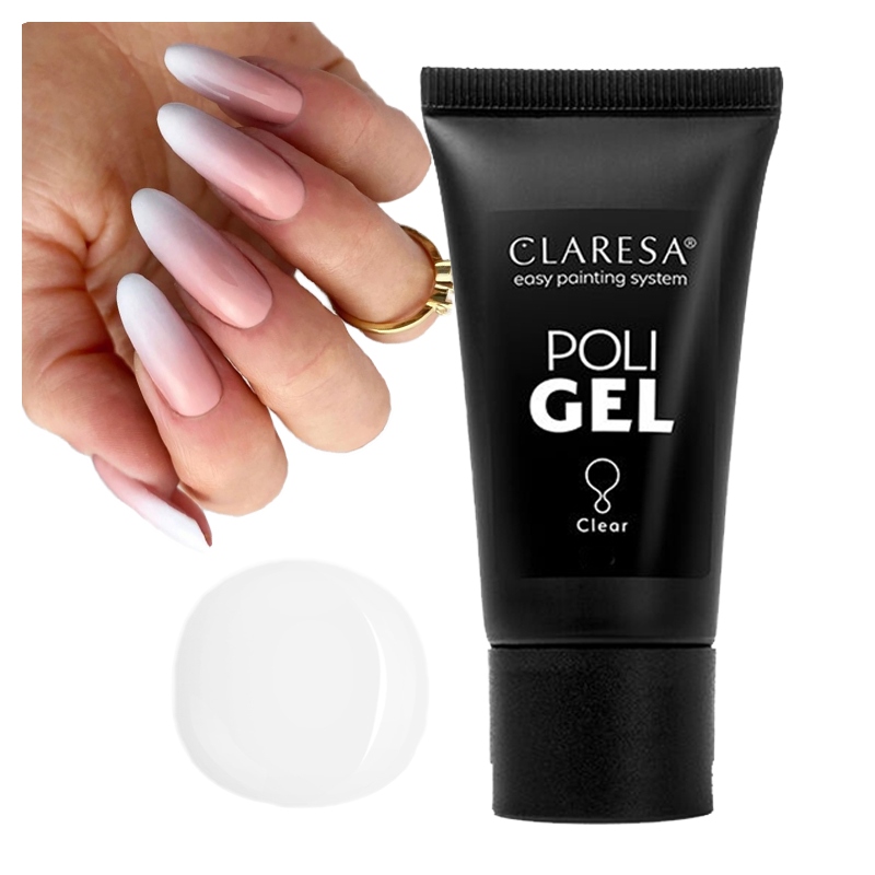 

Claresa Poli Gel Akrylożel do przedłużania Clear