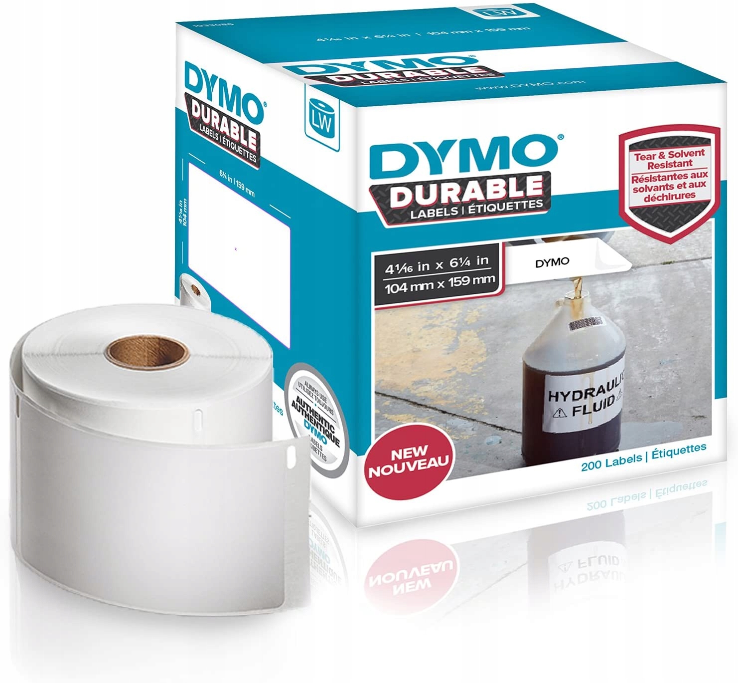 Dymo Durable veľký prepravný štítok XL 159x104