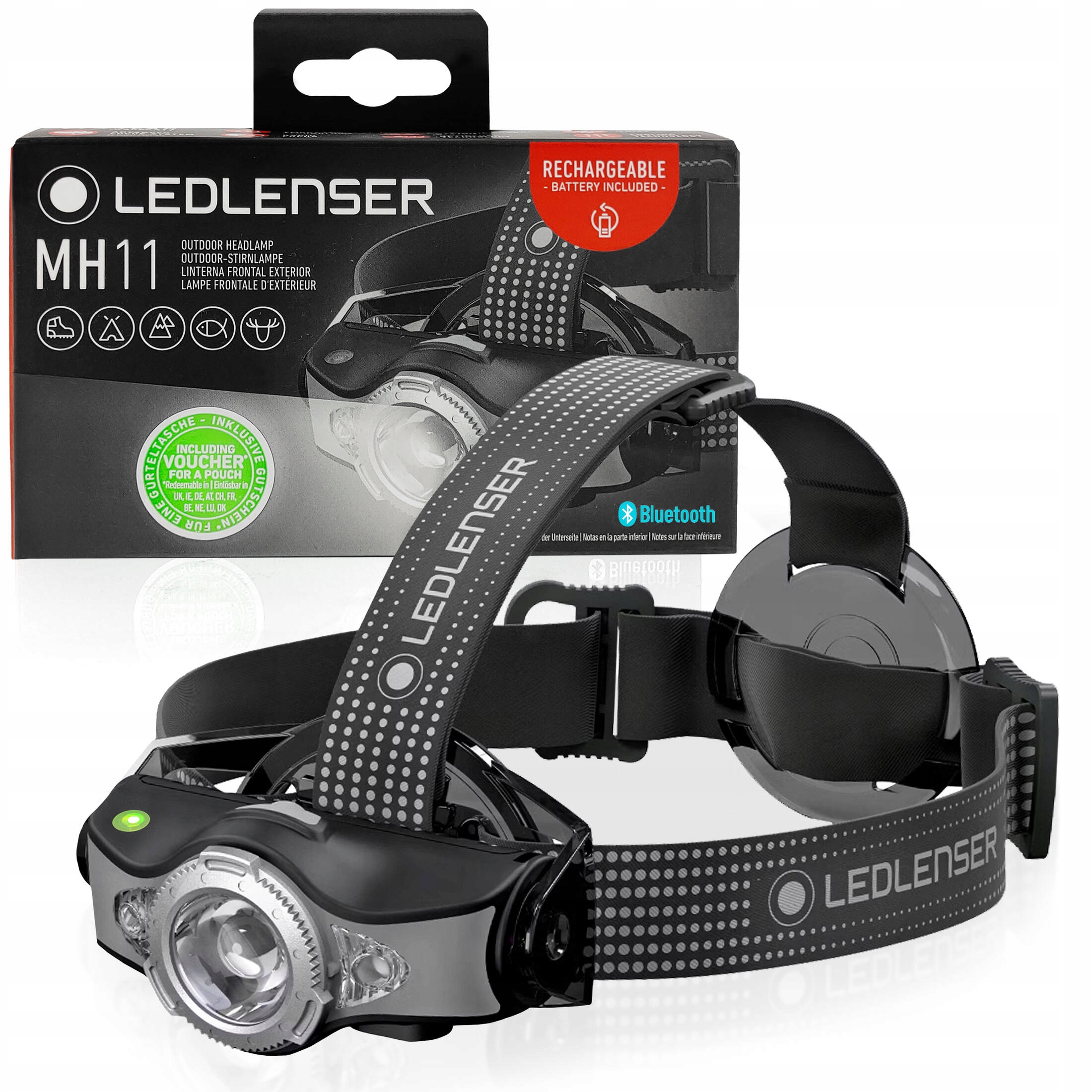 Latarka czołowa Ledlenser MH11 Usb 1000lm 320m IP54 z Bluetooth