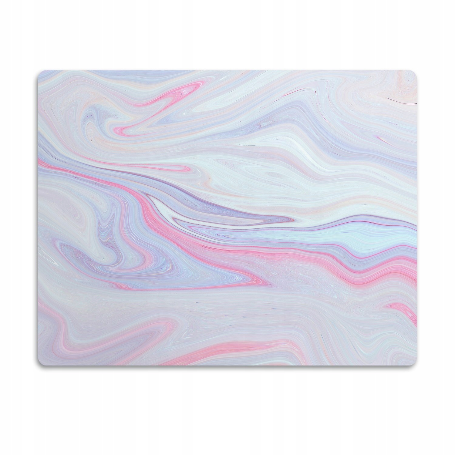 Levně Elastická podložka pod misku Abstrakce růžová 90x60