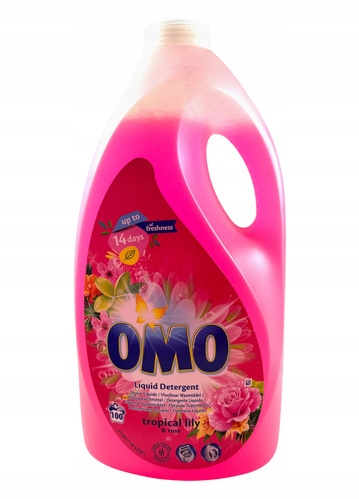 Levně Omo gel na praní Universal Tropical Lily 100 praní 5l