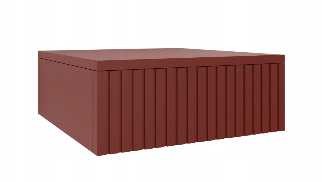 Szafka nocna wisząca nakastlik Ceglasta Ceramic Red ryfle 45 szuflada Riva