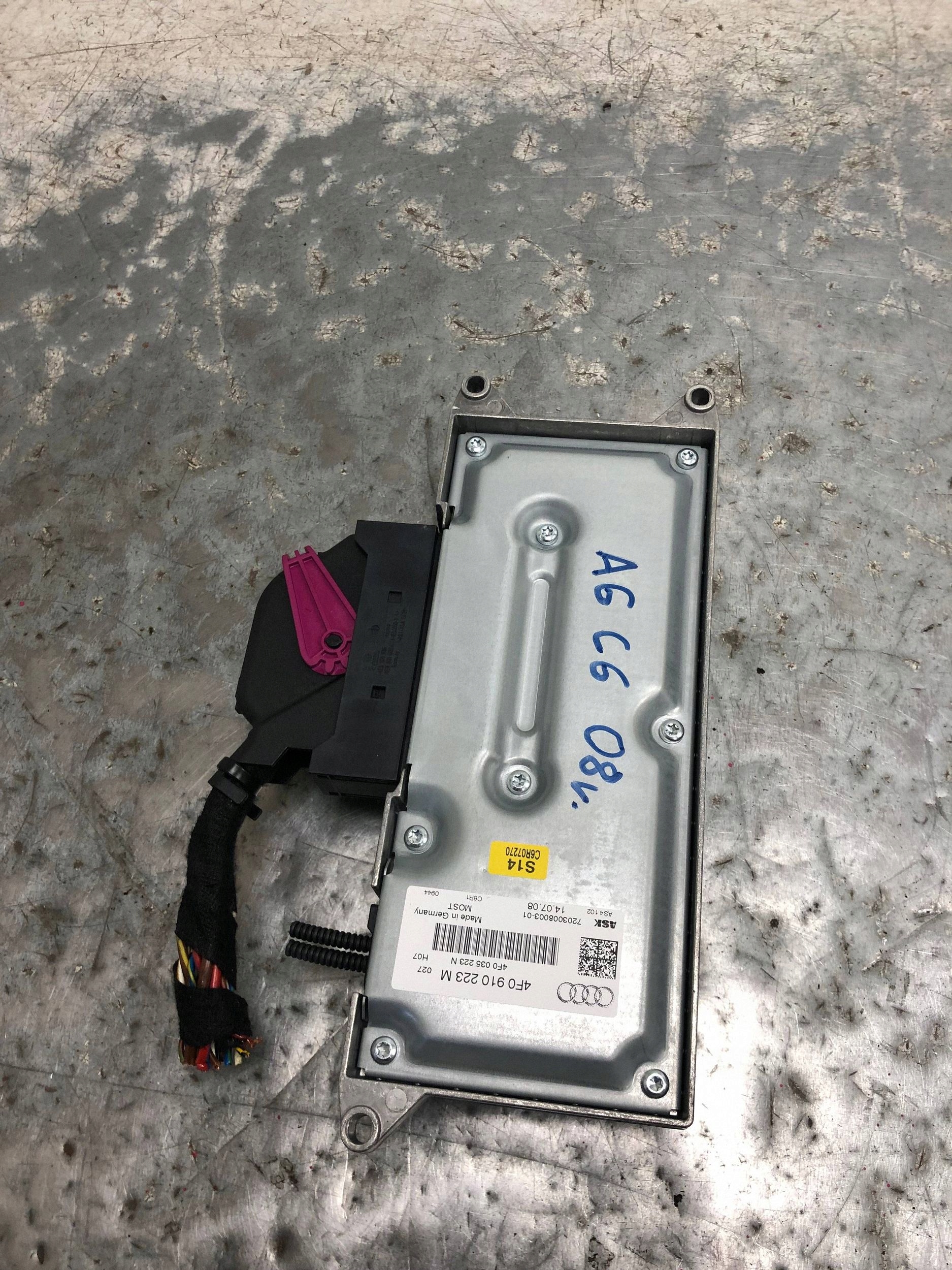 amplifier AUDIO AUDI A6 C6 4F0910223M