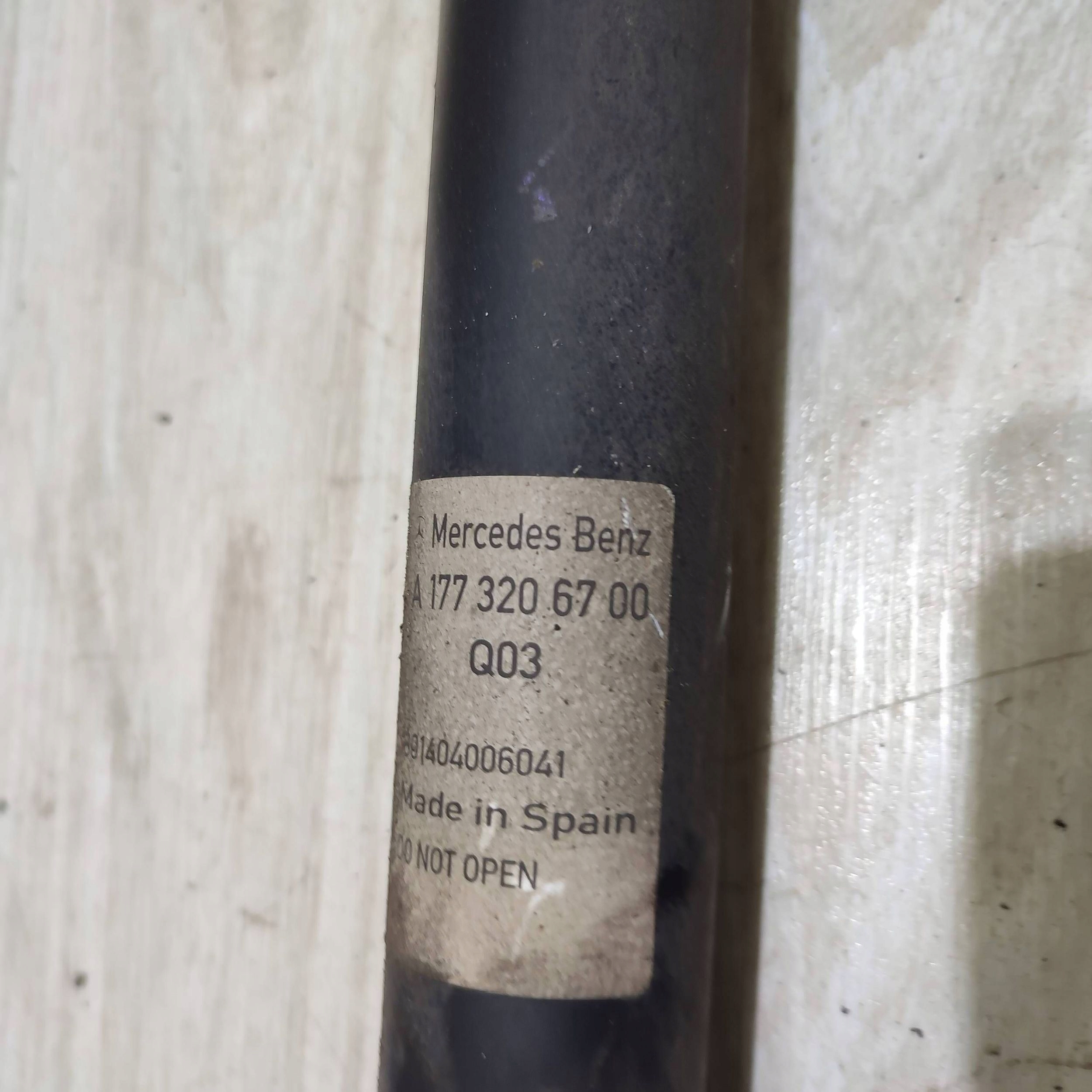 shock absorber rear right side Mercedes-Benz A W177 A1773206700