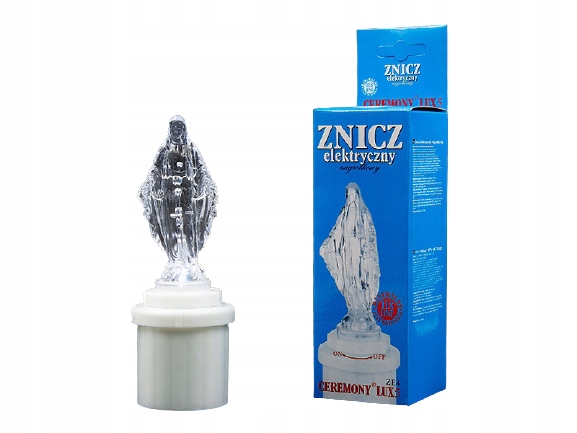

Znicz elektryczny Wkład do znicza Świeca Maryja