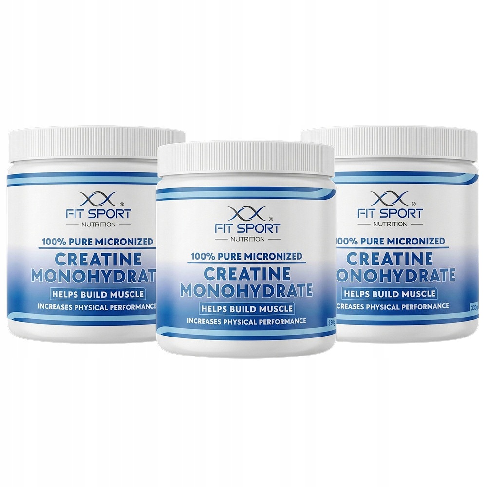 |3x| 100% Pure Micronized Creatine Monohydrate 330g