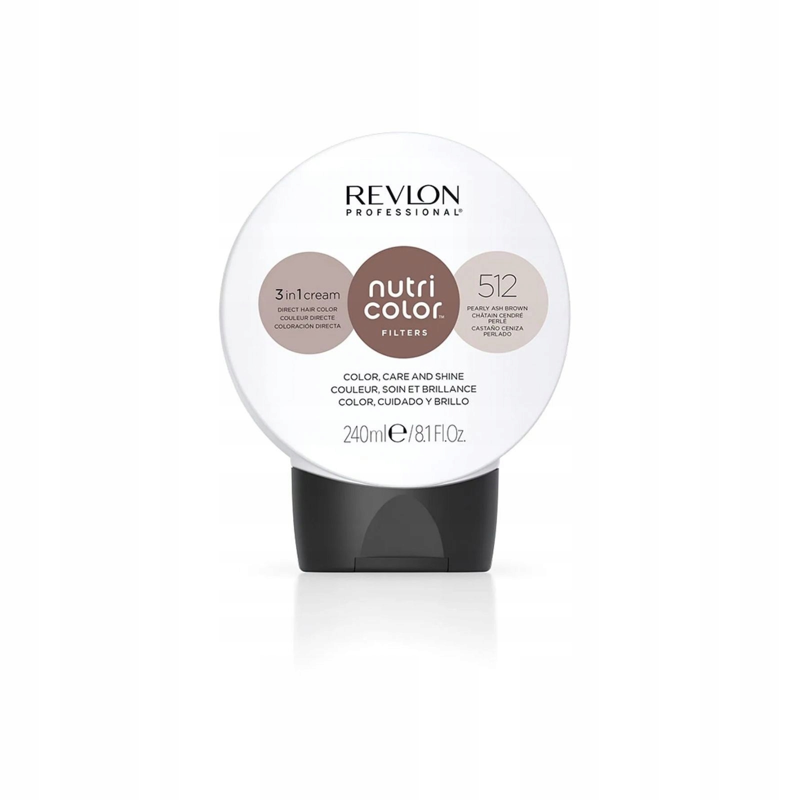 Revlon Nutri Color Filters 240 ML 512 Perlově Popelavě Hnědá