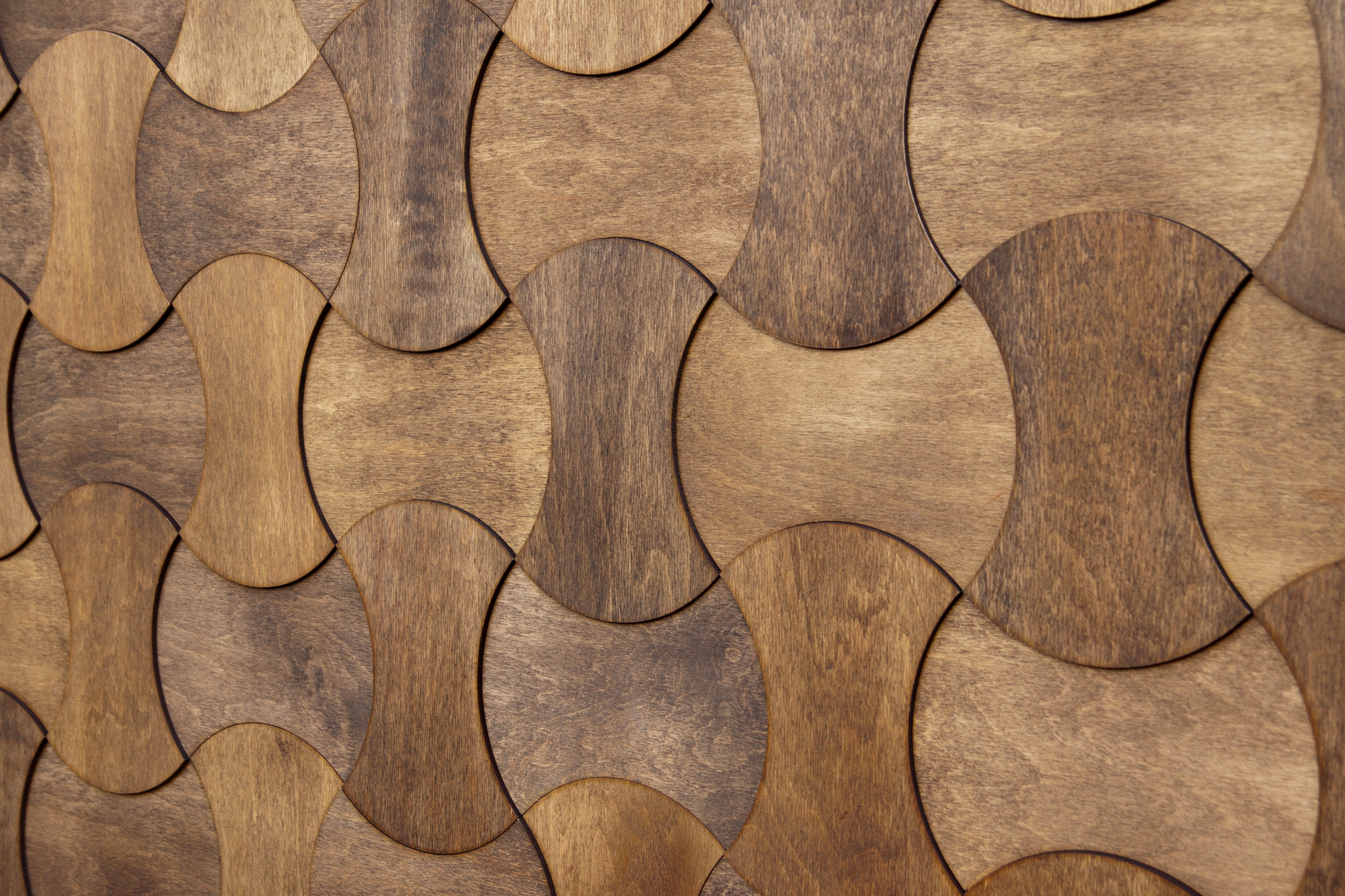 Dřevěné dekorativní 3D nástěnné panely Clessidra