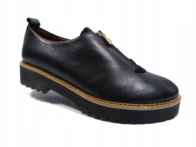 Dámské polobotky oxfordské mokasíny dámské kožené boty pro každodenní nošení Karino 37