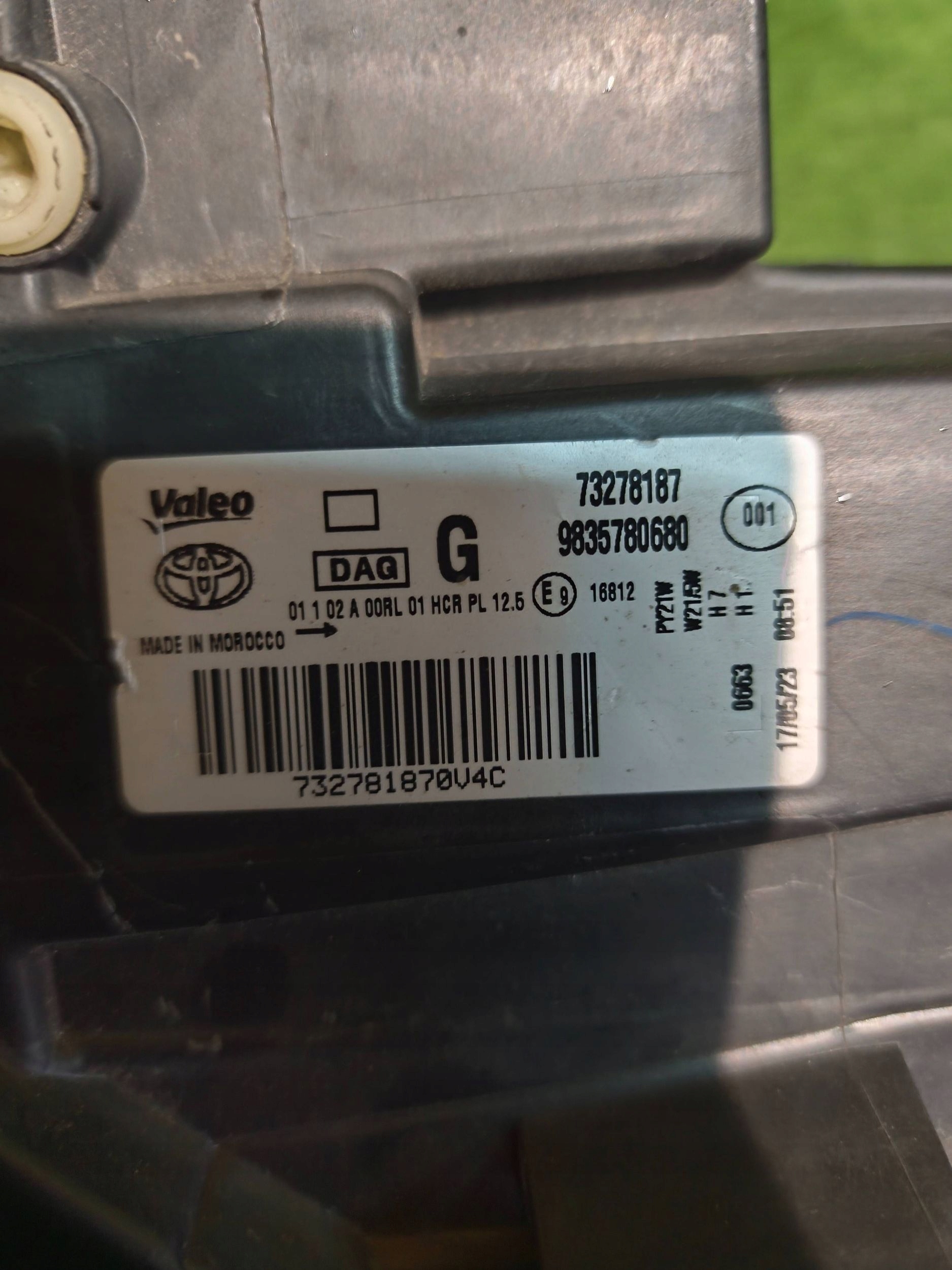 REFLEKTOR left front TOYOTA PROACE CITY VERSO NR.R1111