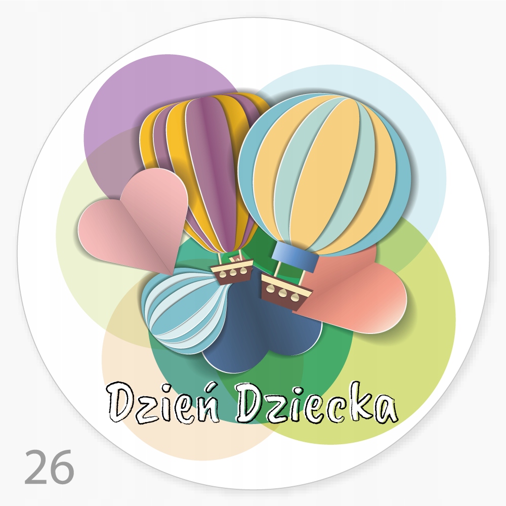 

Naklejki Zabawki Dzień Dziecka Balony 48