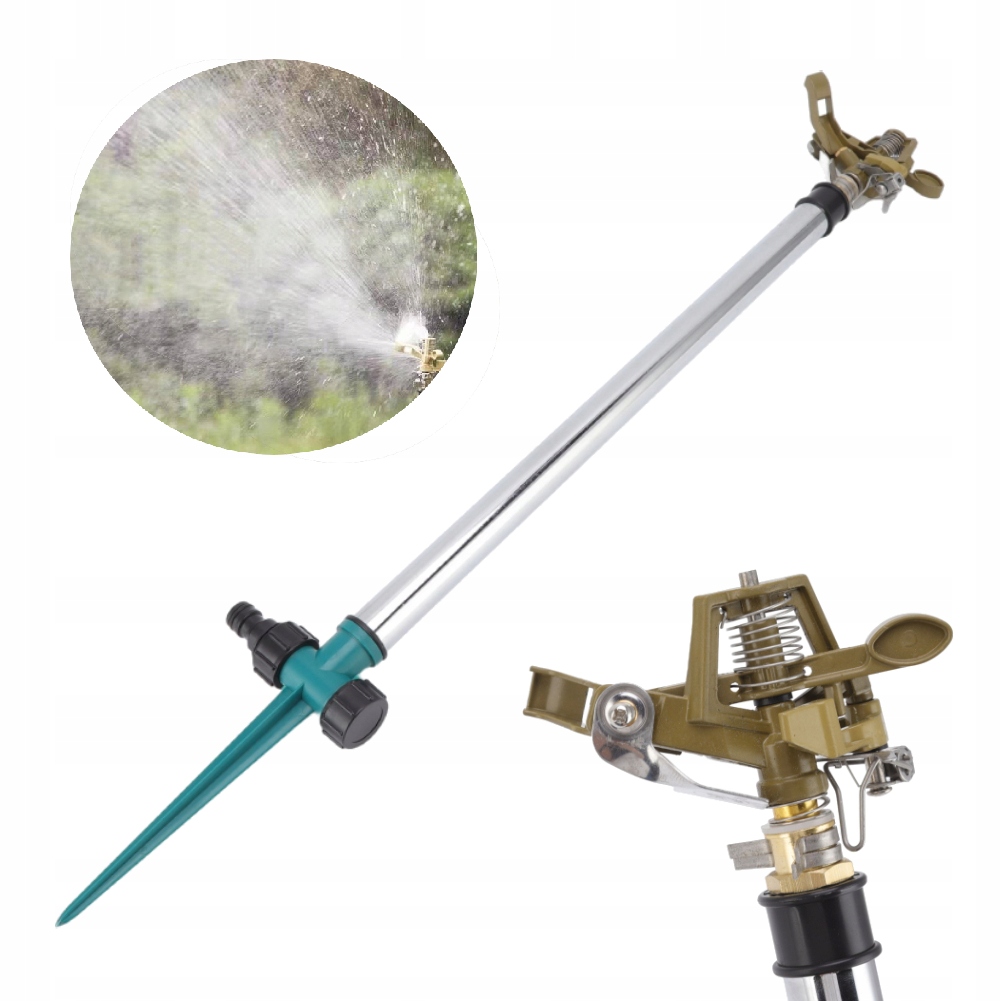 ZRASZACZ OGRODOWY PULSACYJNY ZESTAW METALOWY OBROTOWY 360° METALOWY POLOWY Kod producenta 3111220113011