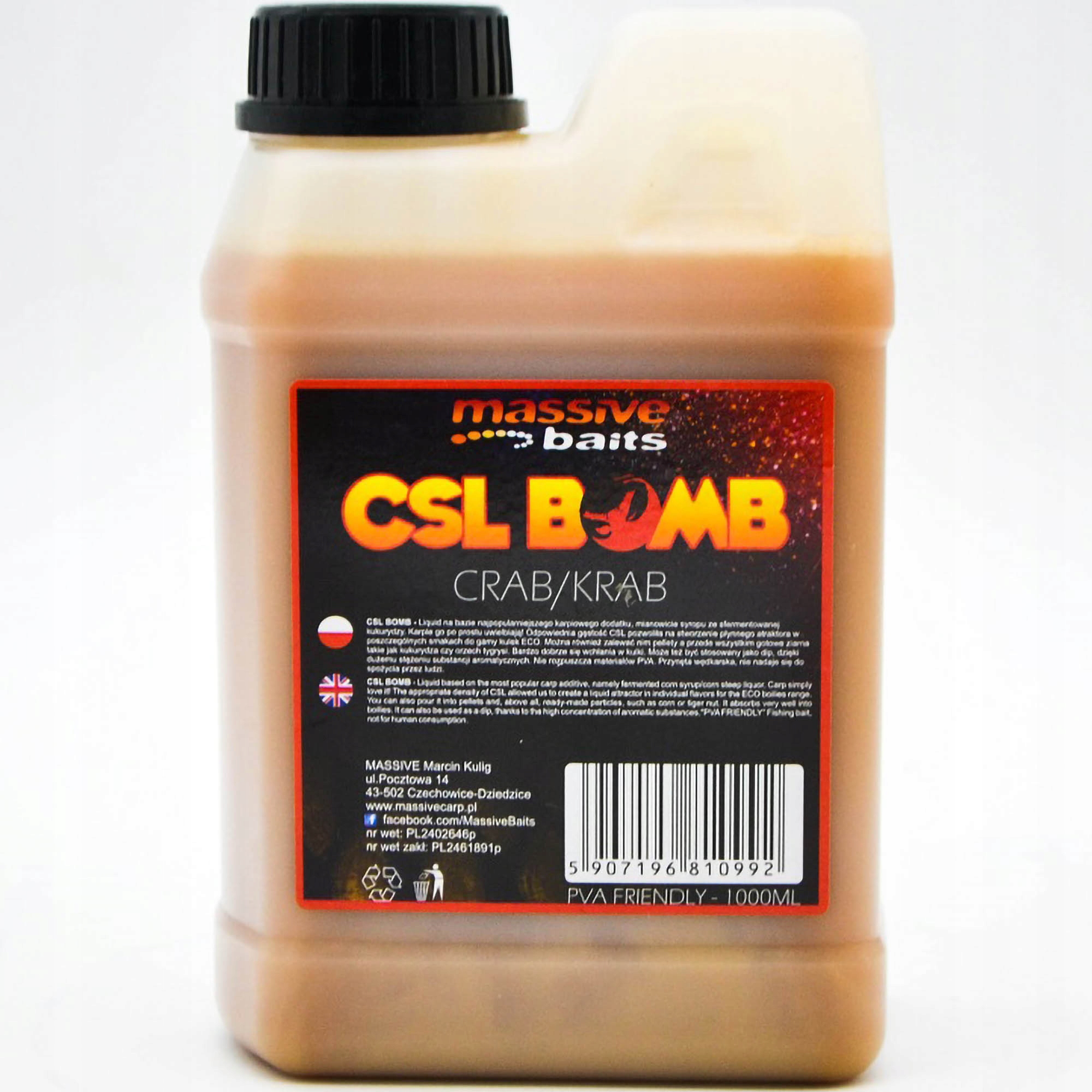Massive Baits Crab Csl Boomb 1000ml