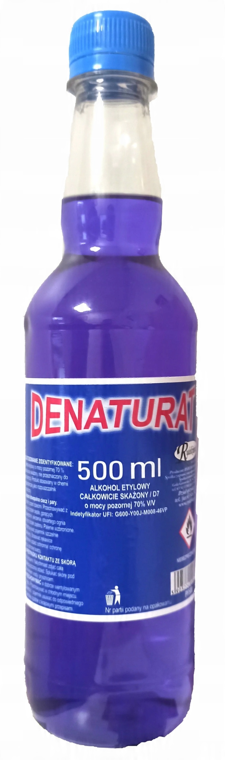 

Denaturat fioletowy 0,5L butelka