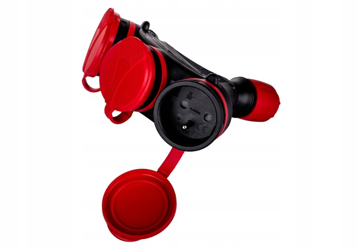 Rozbočka 3 Zásuvky 2p+Z 16A 250V IP54 Na Kabel