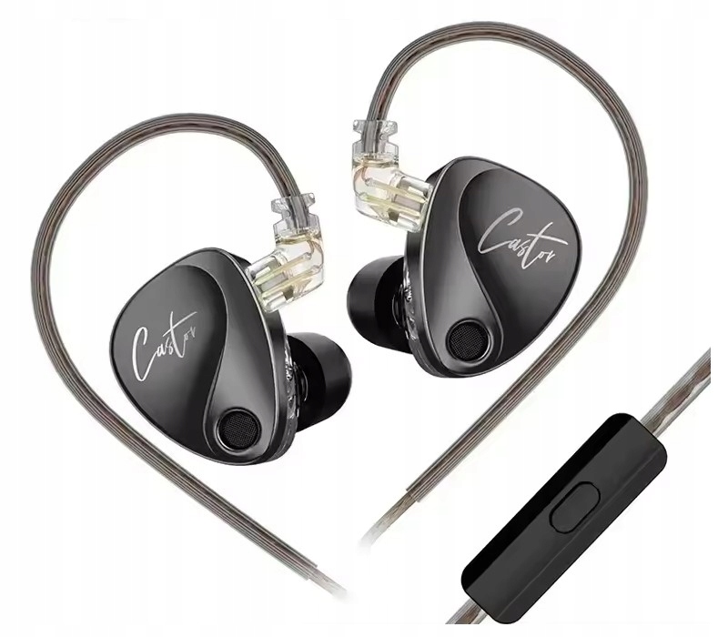 Sluchátka do uší Kz Castor Improved Bass Harman Target Mikrofon