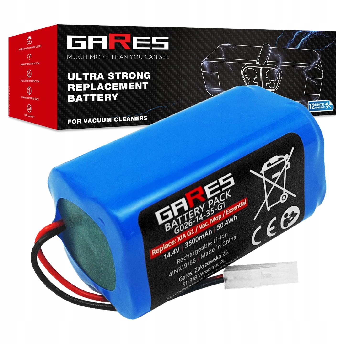 Bateria Akumulator do Xiaomi Mijia G1 14,4V 3,5Ah