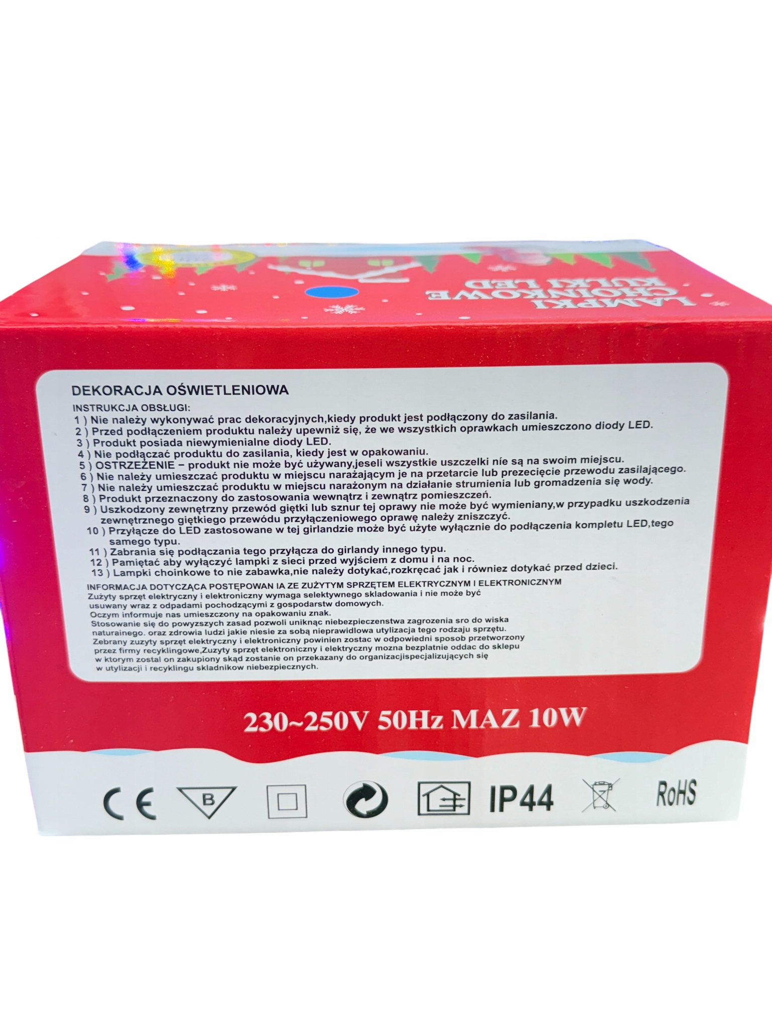 SOPLE 500 LED KURTYNA LAMPKI ZEWNĘTRZNE IP44 FLASH Białe CIEPŁE 25M GRUBE Zasilanie sieciowe