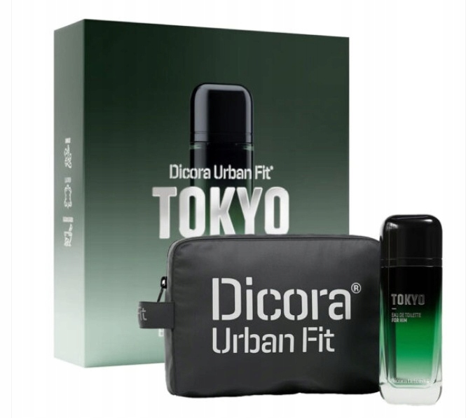 Dicora Urban Fit Dárková sada toaletní vody Tokyo 150 Ml a kosmetické taštičky