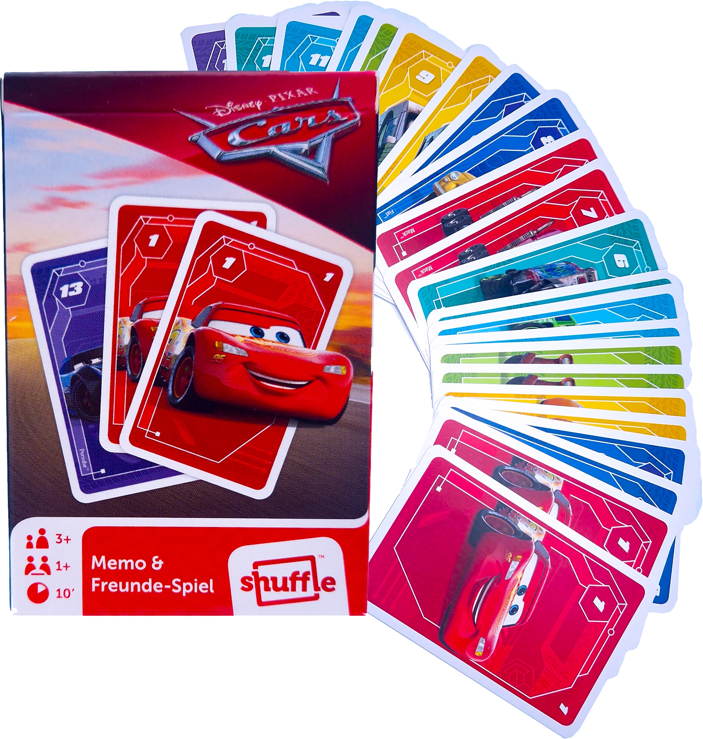 GRA KARCIANA MEMO PIOTRUŚ SUPER PAMIĘĆ DISNEY AUTA