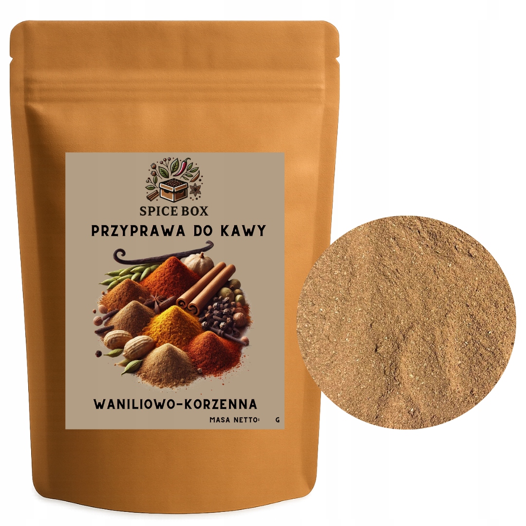 Levně Kořeněná Koření do kávy s vanilkou 500 g Skořice Hřebíček Kardamom Zázvor