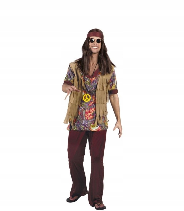 Kostým Hipisa, Hipis s vestou, velikost L/XL