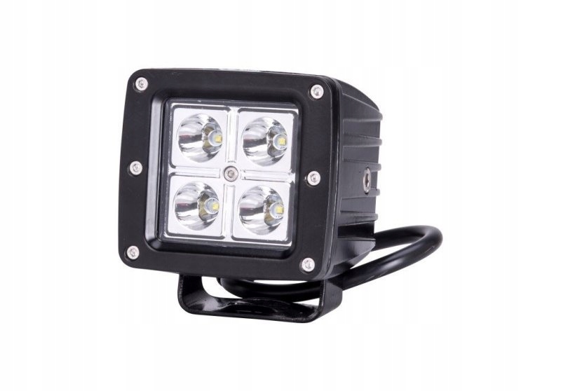 Led Pracovní Lampa Čtvercová 4LED Cree 4X3W,82X80X76 (12W) 5JG-ULB-12