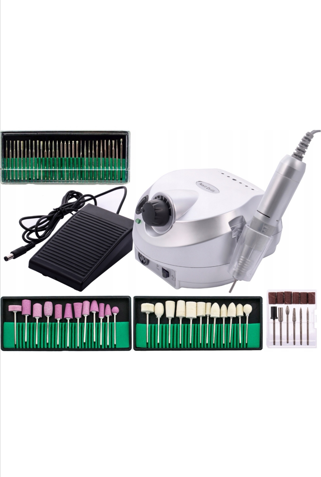 

Frezarka manicure pedicure hybrydy żele mocna 65W