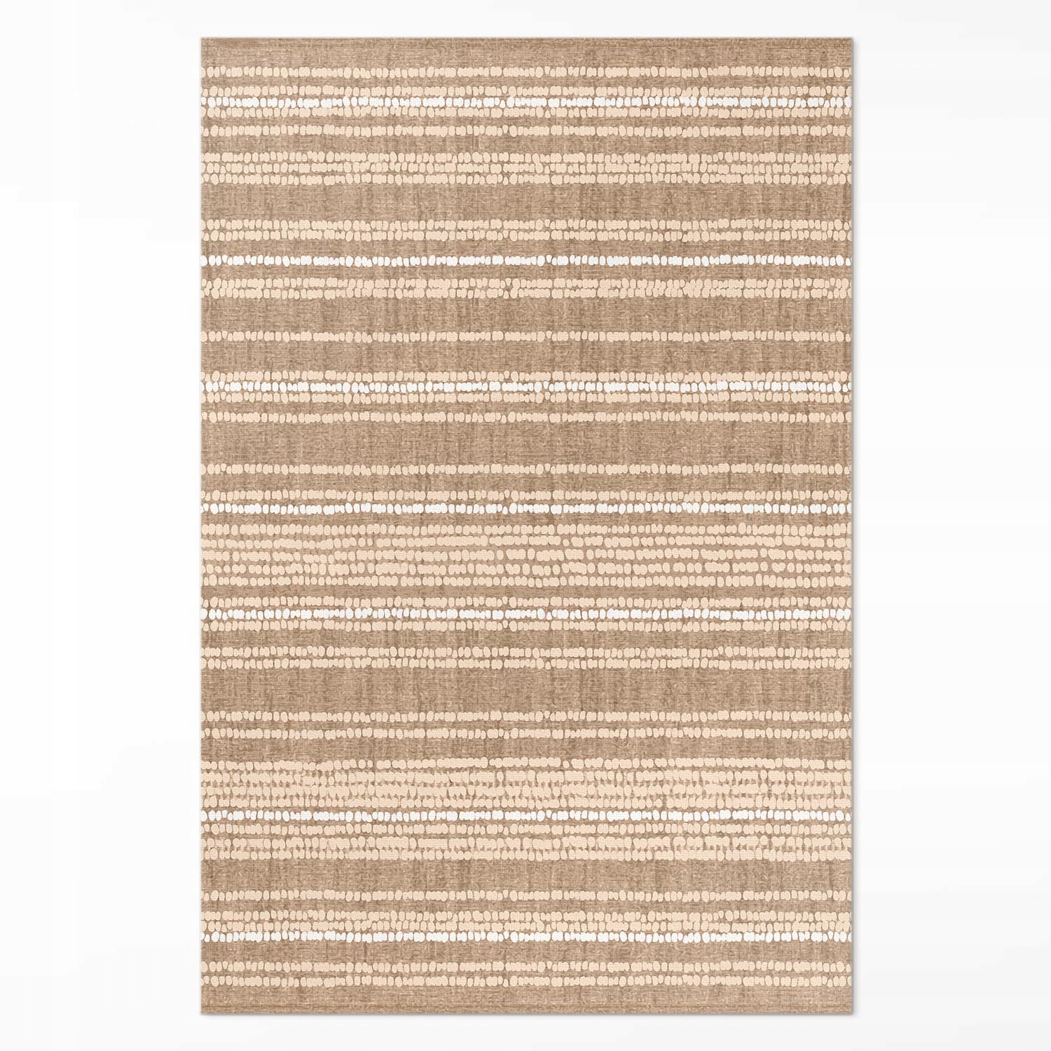 Dekoratívny vinylový koberec Béžová tkanina vintage boho štýl XXL 150 x 225 cm