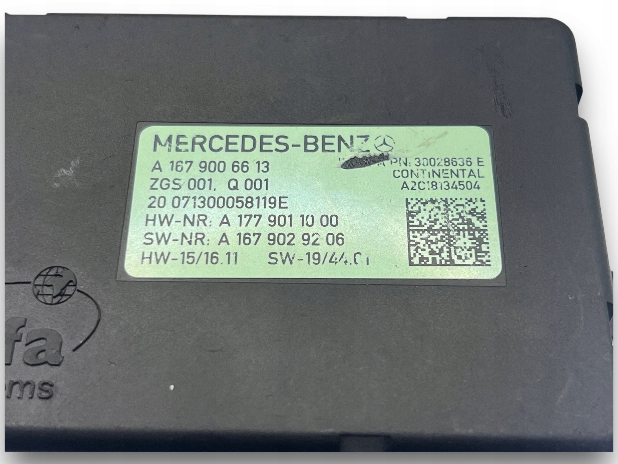 MERCEDES W167 Bedienteil Schiebedach A1679006613 $J