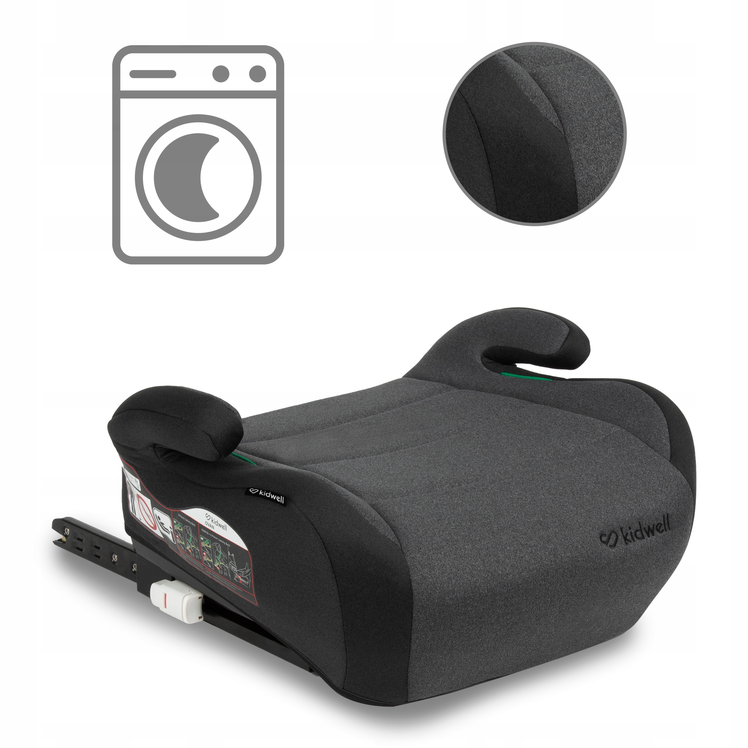 FOTELIK SAMOCHODOWY PODSTAWKA i-SIZE ISOFIX 15-36kg KIDWELL OVAN Marka Kidwell