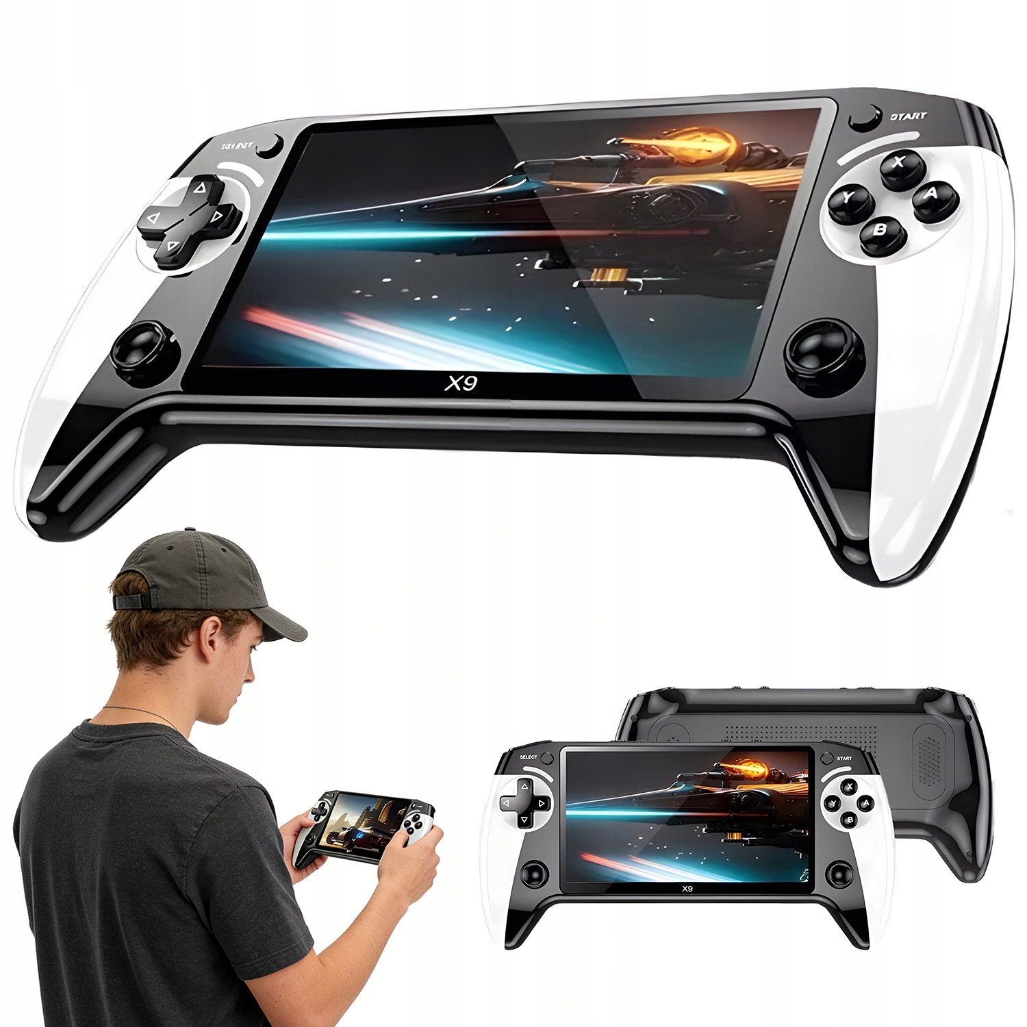 Konsola Przenośna Do Gier 5.5 Cala Z 6000 Gier I Akumulatorem 2000MAH