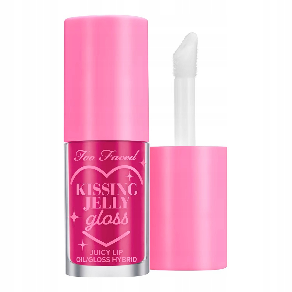 Too Faced Kissing Jelly Lip Oil Gloss Olej Na Rty 07 Raspberry 4,5 ml