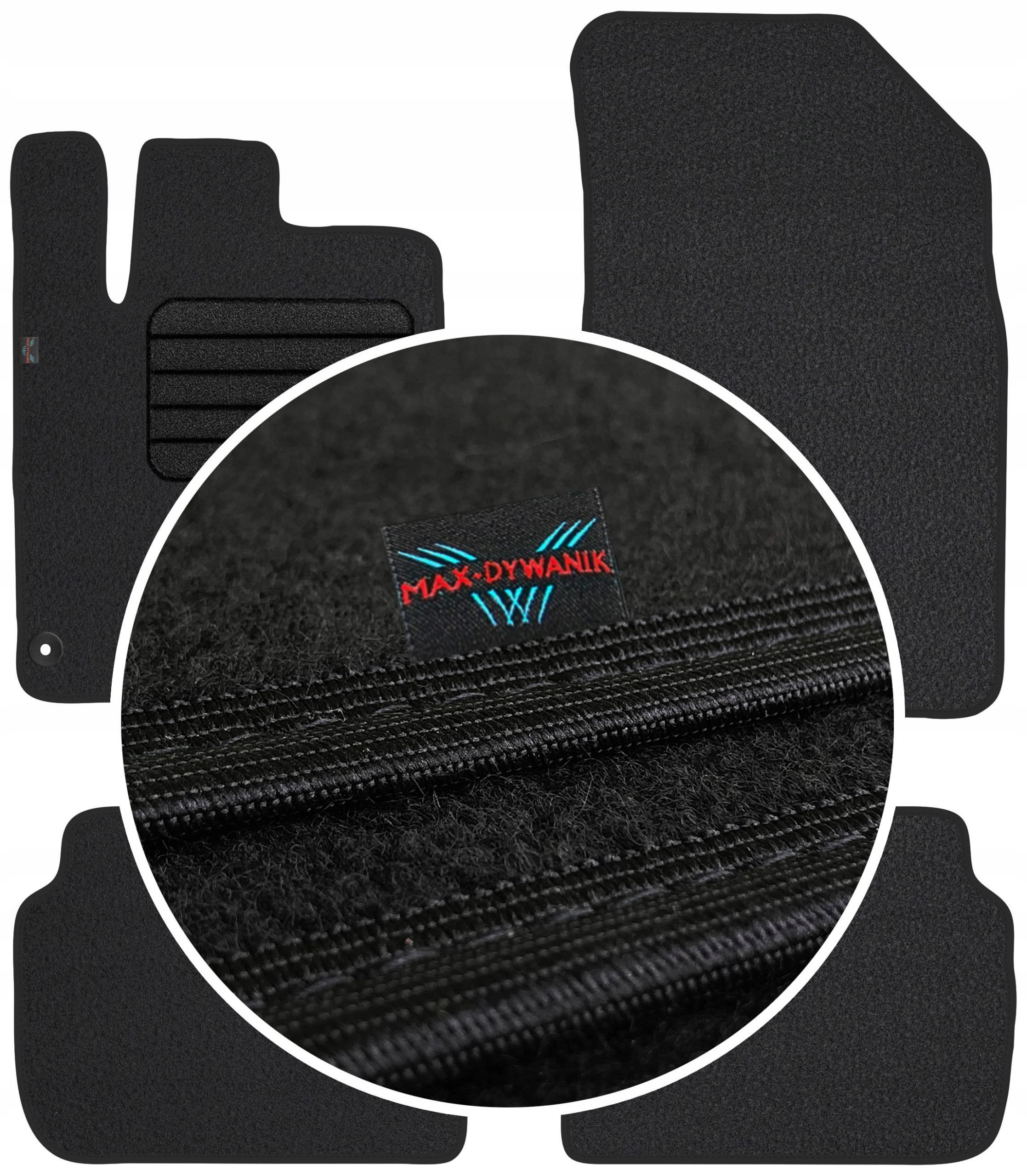 

Peugeot 407 2004-2011 Wycieraczki welurowe