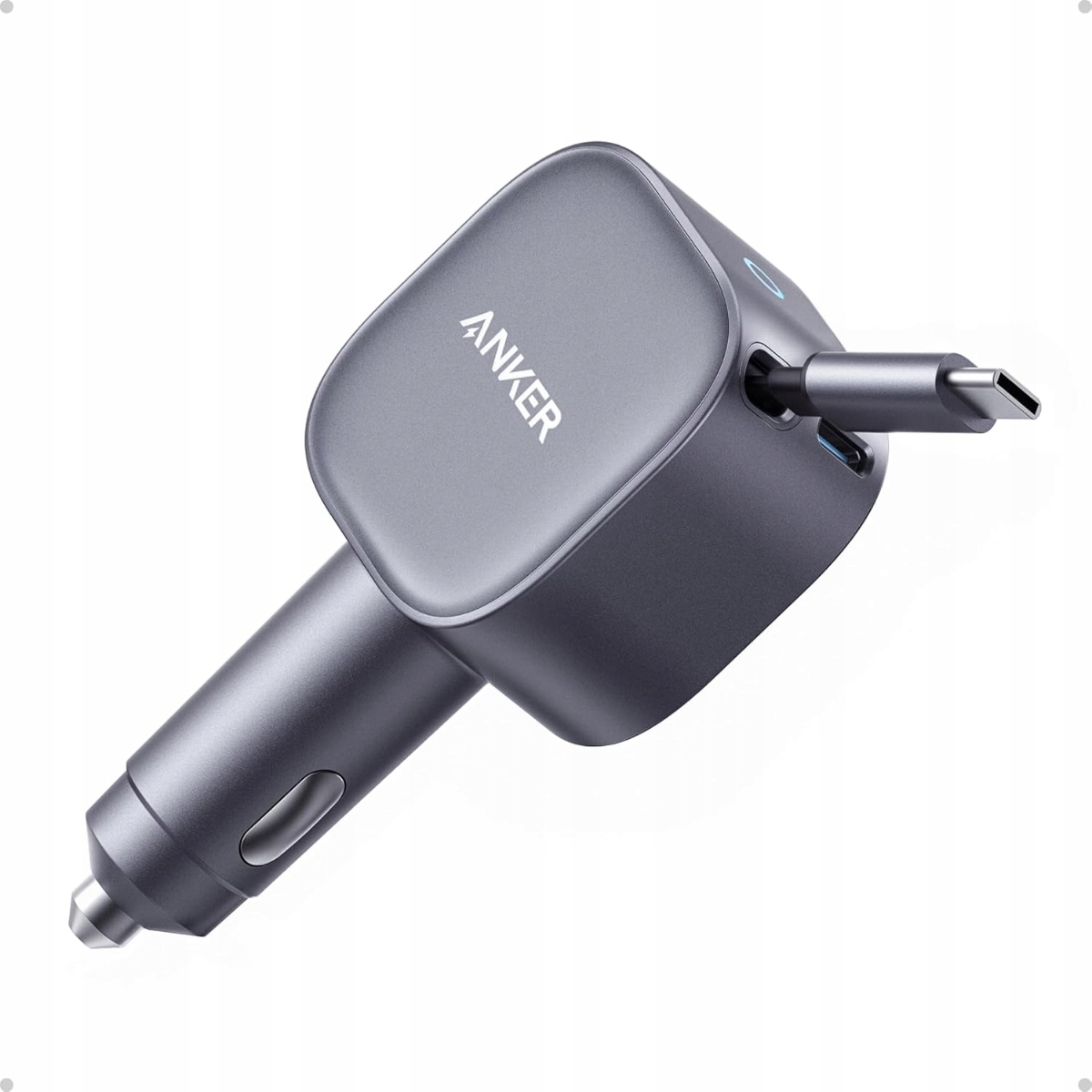 Anker Szybka 75W Ładowarka Premium Samochodowa 12/24V Zwijak