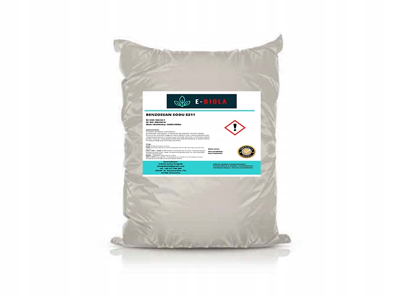 Benzoát Sodný E211, Potravinářský Konzervant Proti Plísním, Pro Siláže 5 kg