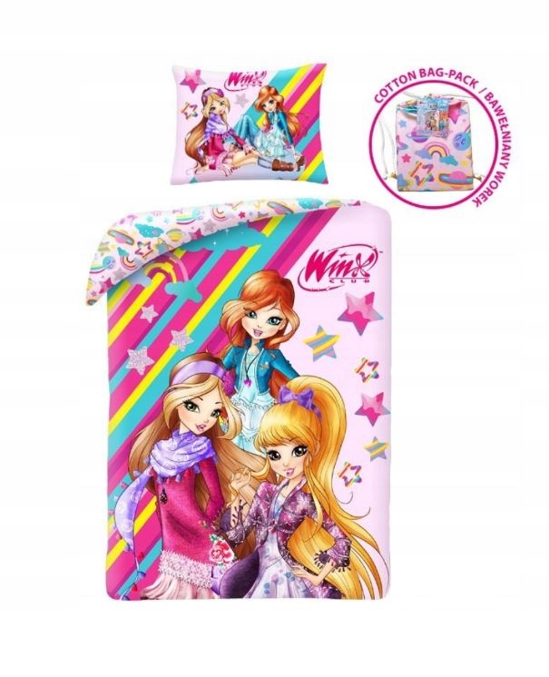

140x200 Pościel Klub Winx Laleczki 8437BL