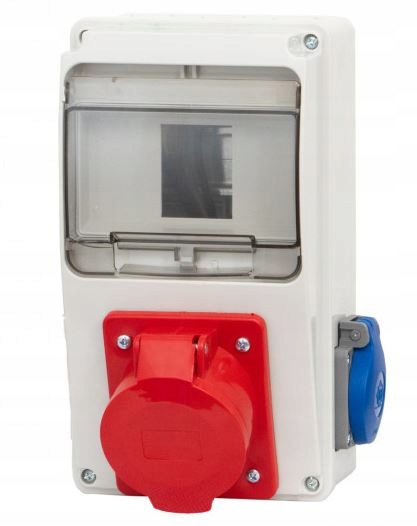 Napájecí rozvaděč Lago 6-mod zásuvky 32A 5p 230V F-elektro F3.0277