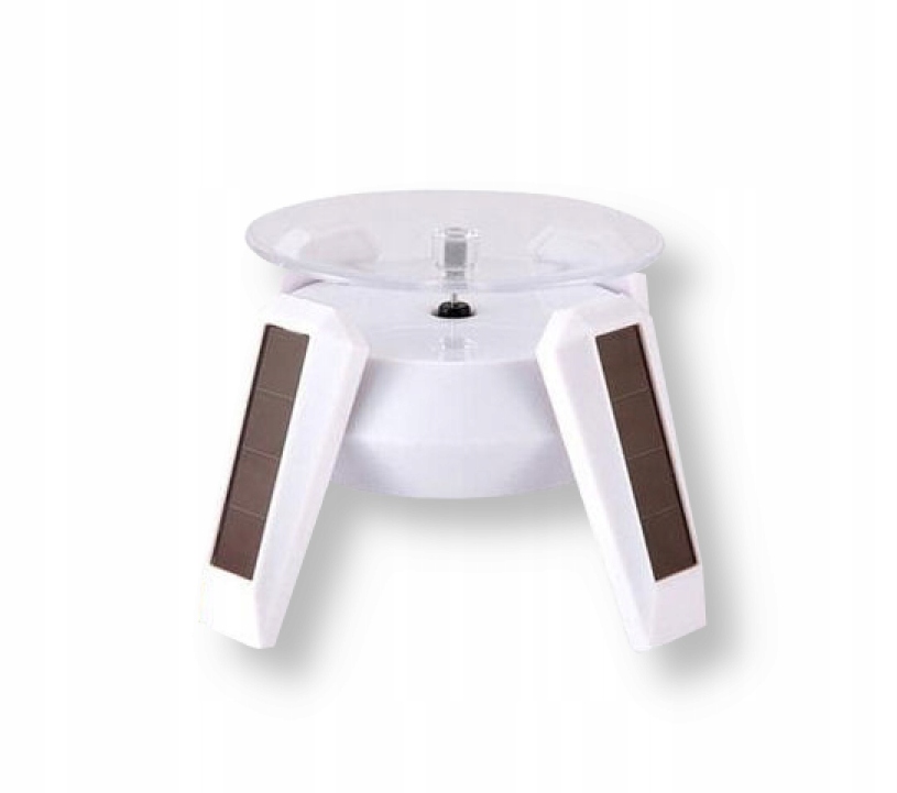 EKSPOZYTOR STOJAK OBROTOWY SOLARNY DO BIŻUTERII BIAŁY 360 STOPNI Typ stojak