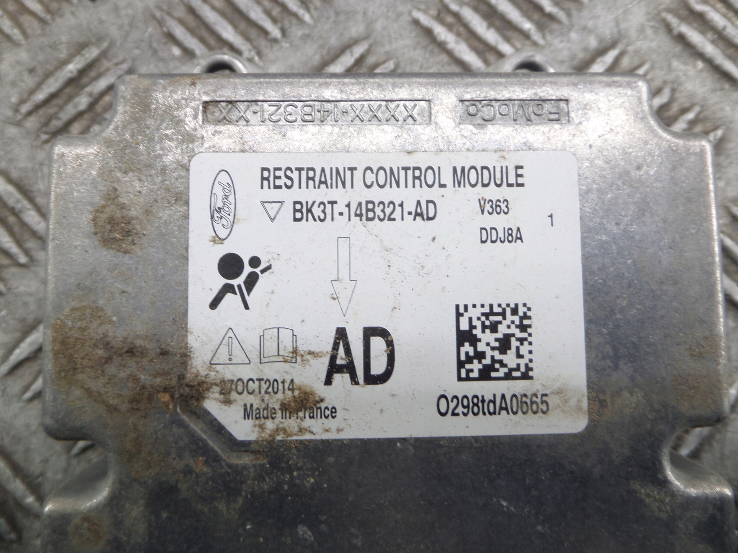modulo SENSOR airbag airbag FORD TRANSIT 16R BK3T-14B321-AD