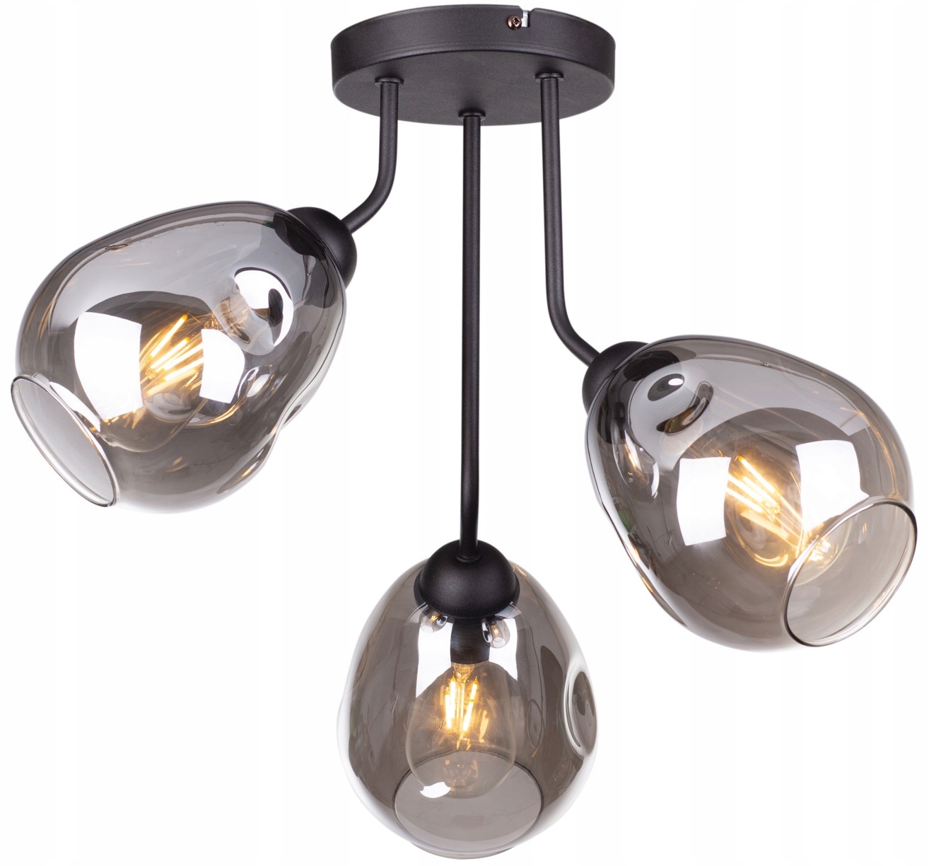 

Lampa Wisząca Sufitowa Żyrandol Plafon Led Szkło