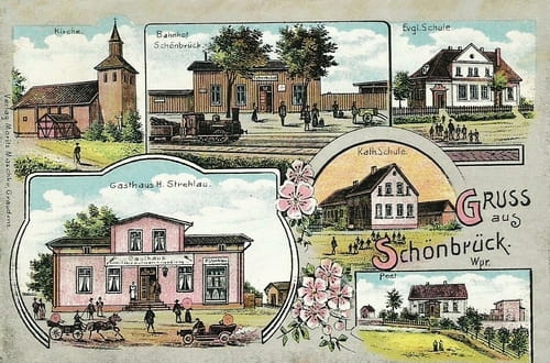 

Szembruk Dworzec widoki Reprodukcja 17501