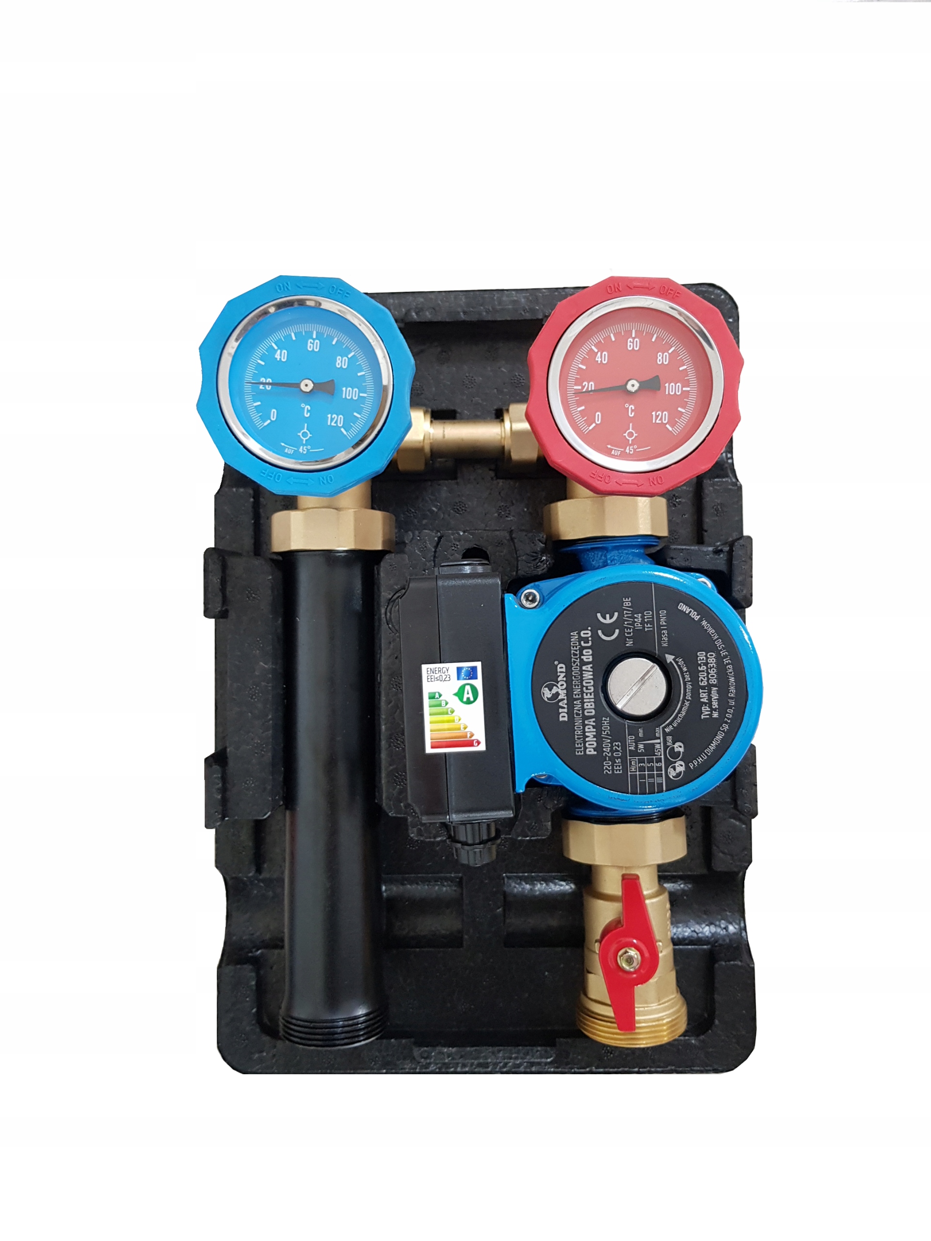 Grupa pompowa c.o. pompa elektroniczna