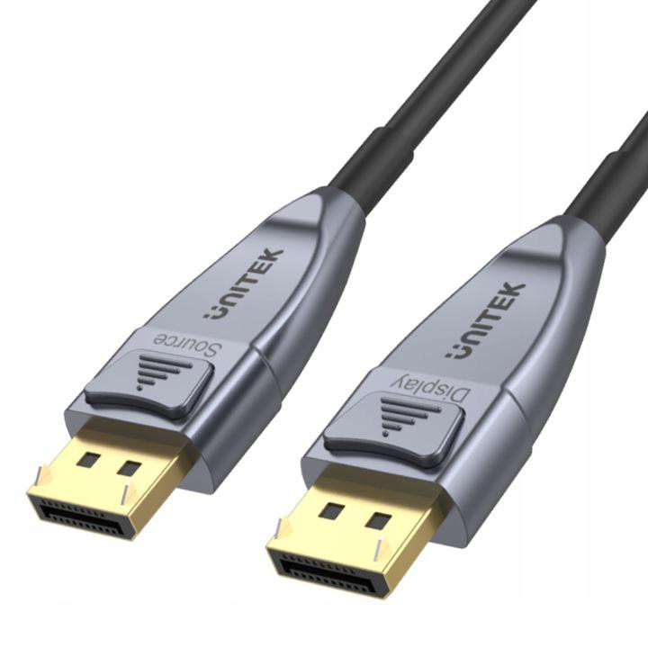 Unitek optický kábel DisplayPort 1.4 Aoc 8K 10 m
