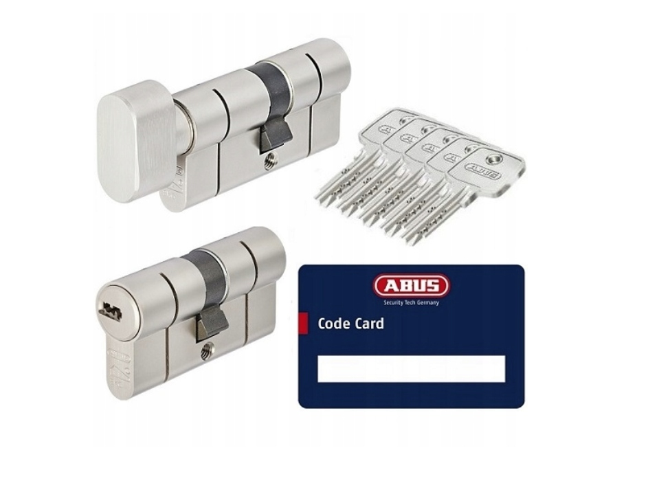 Sada vložek Abus, systém 1 klíče, D10PS+KD10PS Np 30/35G, kódová karta