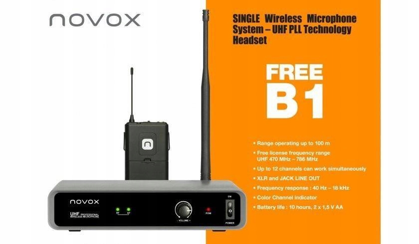 Novox Free B1 – bezdrátový audio systém